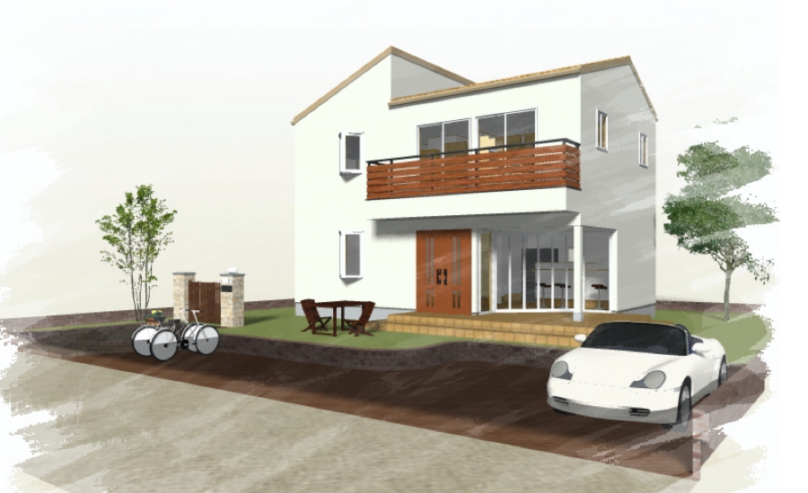 仙台市35坪で1階店舗2階2ldkの間取り 店舗付き住宅という新しい暮らしの提案 仙台市で30坪 35坪の間取りでおしゃれな家の注文住宅はアルボスの家