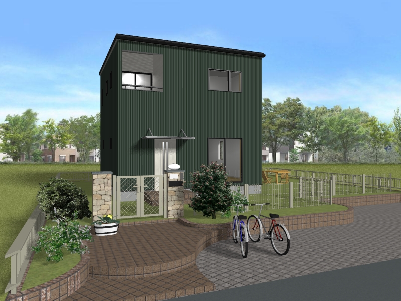 仙台市で30坪4LDKの間取りの注文住宅:ゆったりリビングで家族が