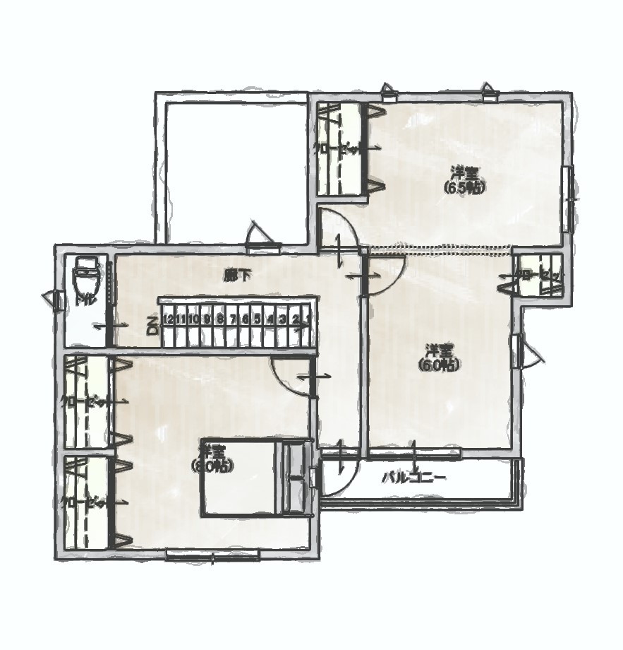 仙台市で30坪４ldkの間取り在宅ワークも考慮した間取りです 仙台市で30坪 35坪の間取りでおしゃれな家の注文住宅はアルボスの家